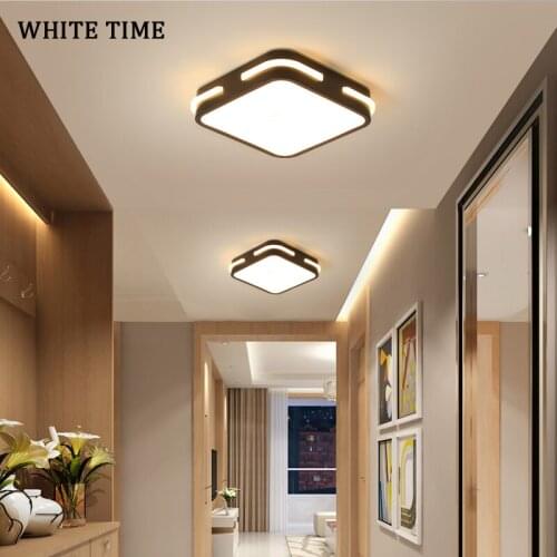 Square Round Modern Led Ceiling Light For Living room Bedroom Kitchen Corridor Aisle Light Indoor Lighting Metal Ceiling Lamp