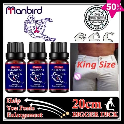Manbird Penis Thickening Growth Man Big Dick Liquid Cock Erection Enhance Men Health Care Enlarge Massage Enlargement Oils 15ML