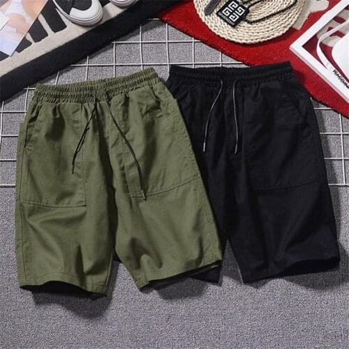 Soft Shorts Men Summer Casual Mens Running Shorts Summer Drawstring Multi Pockets Mid Rise Loose Men Sports Shorts Streewear
