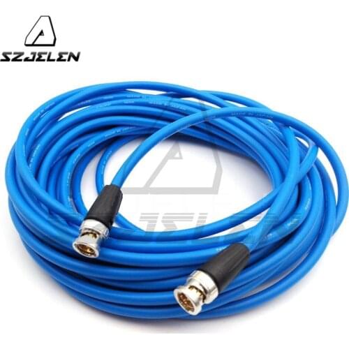 Canare LV-61S soft video coaxial,FOR NEUTRIK BNC cable, 75ohm HD SDI pigtail,Cable length 20M