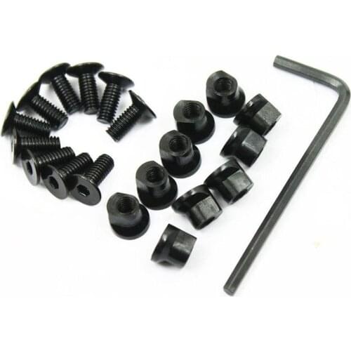 10Pcs/lot Metal Screw Nut Replacement Set Fit for M-LOK Rail Sections For Hunting Keymod Rail Sections Accessories