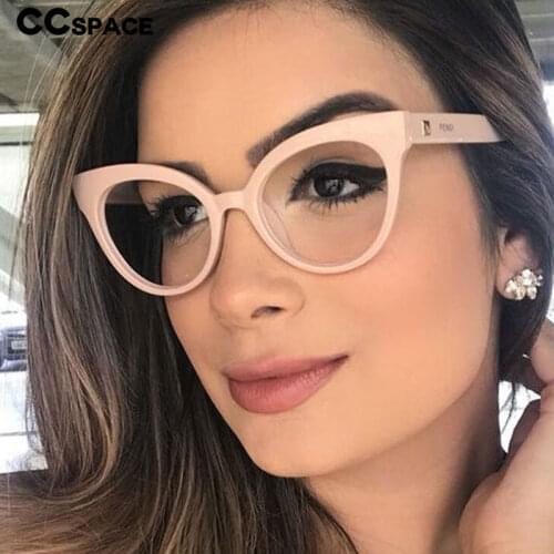45143 Cat Eye Glasses Frames Elegant Women Brand Designer Female Optical EyeGlasses Fashion Eyewear