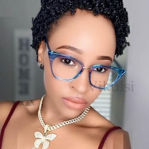 Fashion Sexy TR90 Frame Cat Eye Glasses for Women Brand Design Blue Light Glasses Optical Eyewear Clear Pink Green Shades oculos