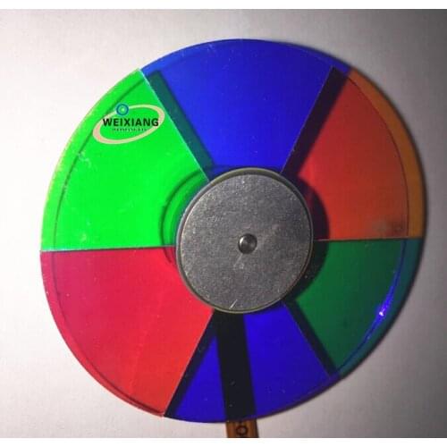 Projector Color Wheel For HP Red-Green-Blue Three-color Symmetry, 6 segments 56mm(DR-20312-005 06740G )