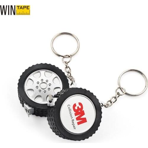 WINTAPE Mini Retractable Woodworking Tape Measure For Home Factory Stainless Steel Tape Tire-shaped Sewing Ruler Tool 1M