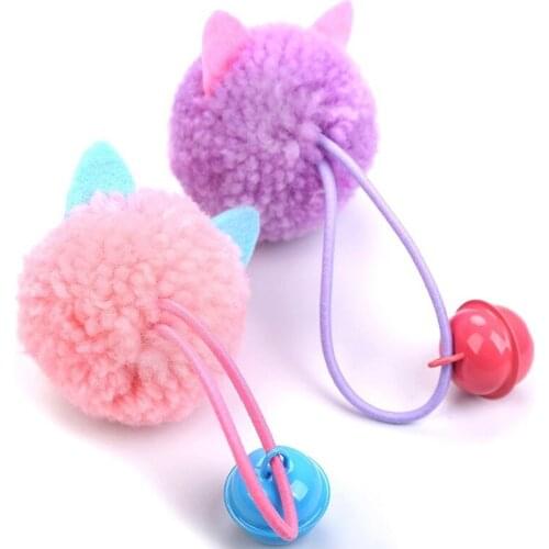 1PCS Plush False Mouse Pet Cat Toys Cute Mouse Head Shape with Bell Toy Cayts Mini Funny Playing Toys for Cats Kitten