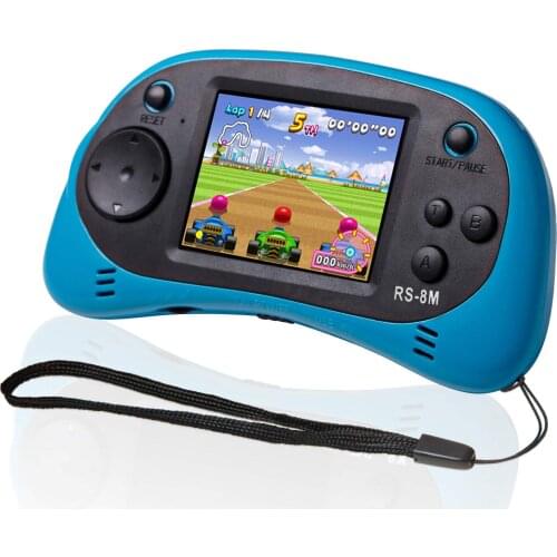 RS-8X 1Bit IRetro Game Console Mini Handheld Arcade Built-in 42 Classic Games with 2.5" Screen Portable Arcade Gaming System