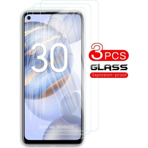 3Pcs 9h premium screen protectors tempered glass for huawei honor 30s 30i 30 protective glasses on honer xonor 30 i s cover film