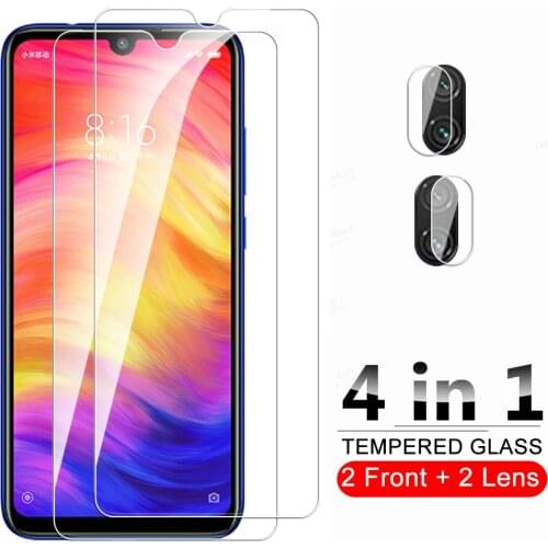 4in1 Camera Tempered Glass For Xiaomi Redmi Note 7 Note7 Redme 6 Pro 6Rro 6A 7A Redmi6 Redmi7 A Screen Protector Protective Film