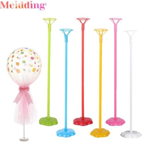 6pcs Balloon Holder Stand Balloon Stick Stand with Cups Kit for Table Decor Wedding Balloon Decorations Birthday Party Supplies
