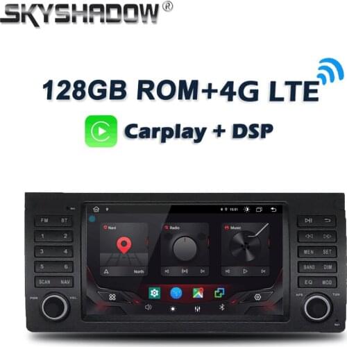 7" Android 10.0 for BMW E39 X5 RDS autoradio 4 Core 32GB ROM 2GB RAM 1 din Car Audio DVD GPS car radio WIFI GPS Glonass