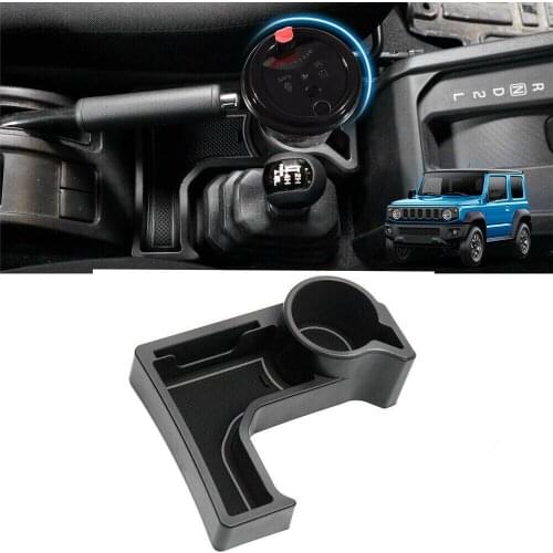 Car Center Console Cup Holder Storage Box For Suzuki Jimny JB64 JB74 2018-2020 AT Model Interior Accessories