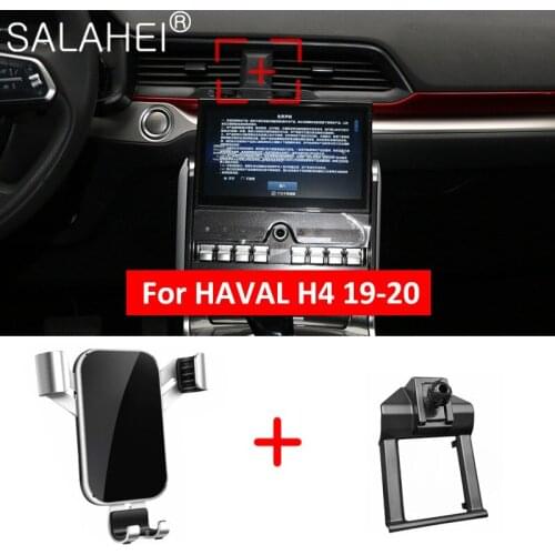 Car Mobile Phone Holder Stand For Haval H4 2020 Air Outlet Vent Clips Buckle Smartphone Wireless Charger Holder Mount Accessorie