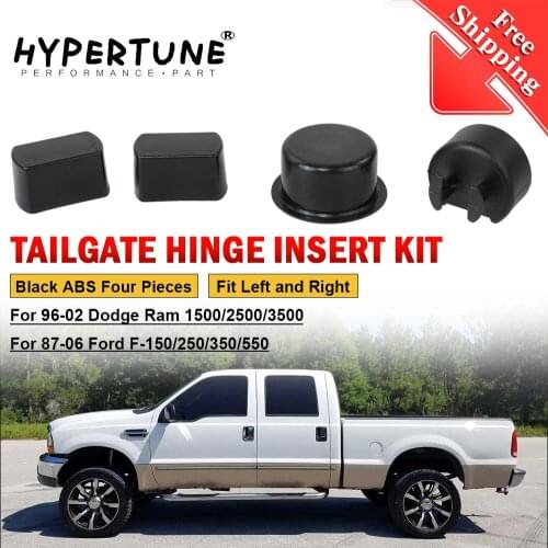 FREE SHIP Four Pcs for Dodge Ram for Ford F Series Trucks Tailgate Hinge Pivot Bushing Insert Kit ABS Door Hinge Bushings CAB22