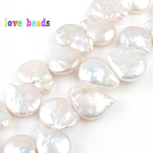 AA Real Natural Pearls Beads 13*18mm Freshwater Baroque Water Drop Loose Pearl For DIY Bracelet Necklace Jewelry Making