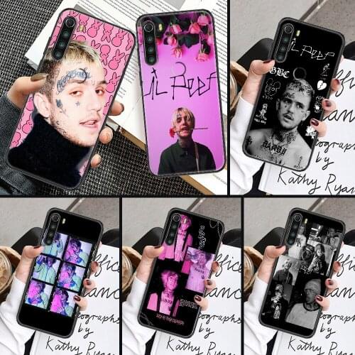 Rapper lil peep Phone Case For Xiaomi Redmi Note 7 8 9 10 7A 8T 9A 9T 9S 10S Pro black art back soft bumper luxury funda trend