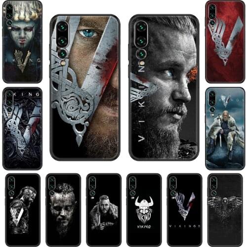 TV Vikings Phone case For Huawei P 8 10 20 30 Smart Plus 2019 Z Lite Pro 2017 2019 black art cell cover trend coque pretty