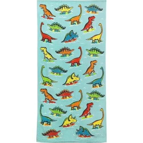 70*150cm Colorful Dinosaurs Cartoon Towels baby bath towel Children and Adults Beach Bath Towel Cartoon Bikini Covers