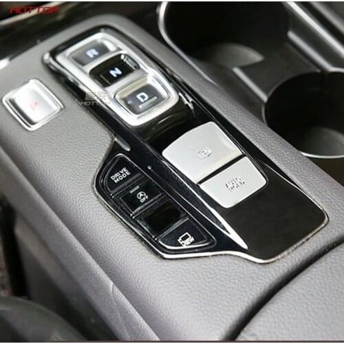 For 2019 Fourth-Generation Santafe Electronic Handbrake Button Stickers Switch Protection Stickers Decorative Sequins