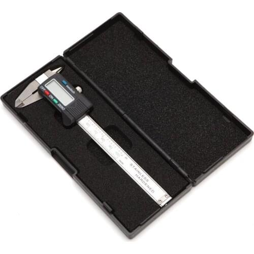 100mm LCD Electronic Digital Gauge Stainless Steel Vernier Caliper Micrometer