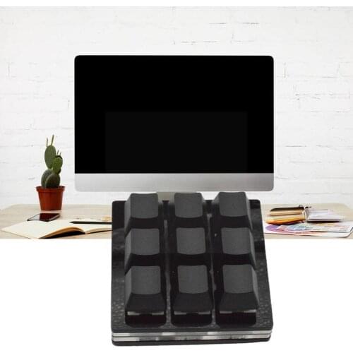 OSU Mini 9key Keyboard Photoshop Drawing Keyboard Support Keyboard Macro With Programming Mechanical Keypad Software Red Sw D0K4