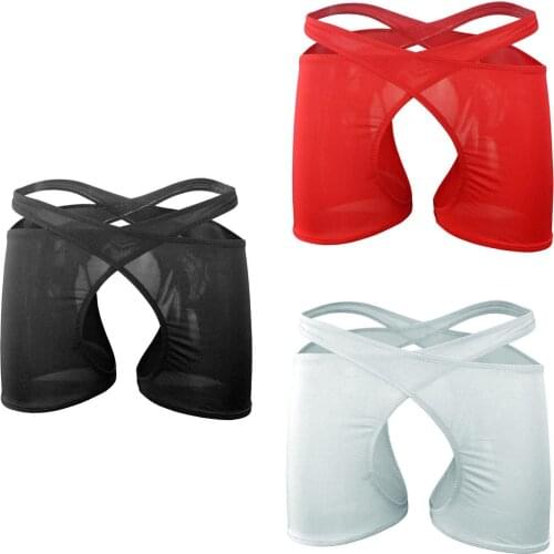 Mens Lingerie Underwear Low Waist Large Cross Pants Underwearerotic Lingerie For Fat Gay Man Sexy Thongs For Men Panties Open