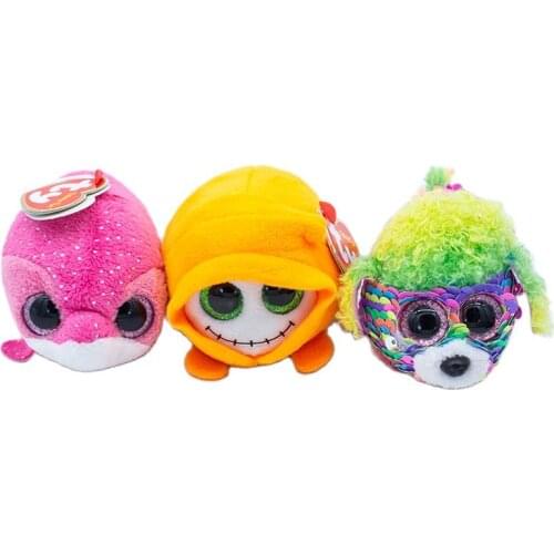 New Ty Beanie Boos Big Eyes 4inch 10 cm Sequins whale Chost dog Plush Dolls Collectible Stuffed Toy boy girl Child Birthday Gift