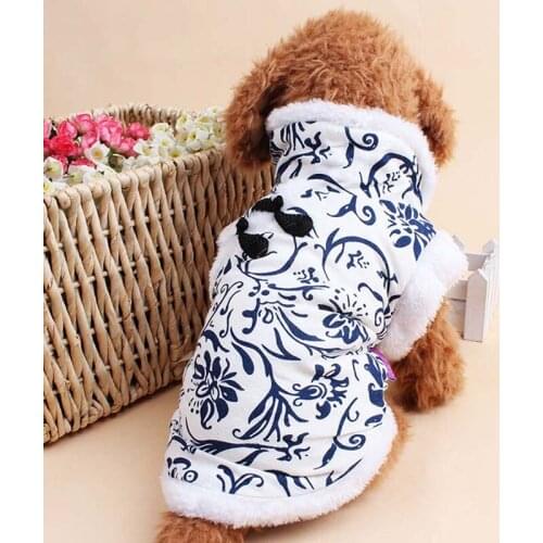 1pcs Traditional Classic Chinese Style pet clothes satin & cotton dog clothes coats product fashion classic custom dog supplies