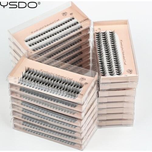 Wholesale Eyelash Extensions 10/20/30/40/50 Boxes Individual Lashes Wholesale Natural Grafting False Eyelashes Makeup Thick Lash