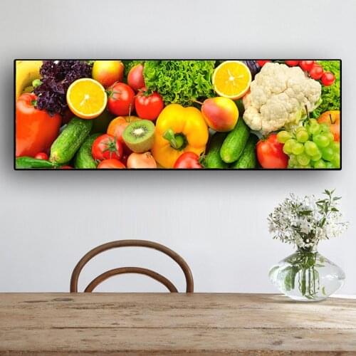 Fresh vegetables large 5D DIY Diamond Painting Square Round Embroidery Full Cross Stitch Mosaic Needlework Home Decor AA2491