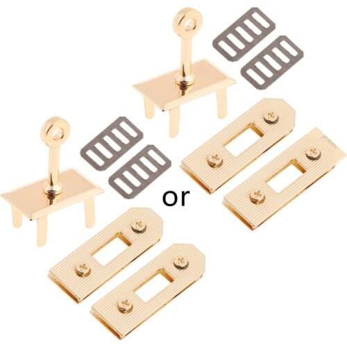 THINKTHENDO Metal Clasp Turn Locks Twist Lock DIY Leather Crossbody Handbag Shoulder Bag Buckles Elegant Bag AccessoriesNew