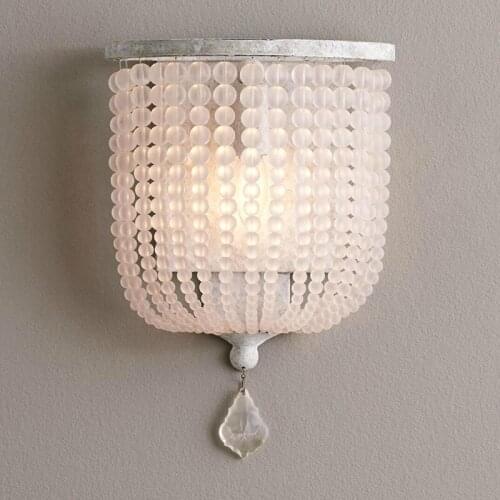 Princess Loft vintage led vanity wall lights lamp bedroom glass metal stair Lighting salon E27 fixtures living room decoration