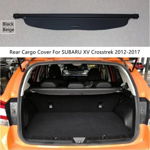 Rear Cargo Cover For SUBARU XV Crosstrek 2012-2017 Privacy Trunk Screen Security Shield Shade Auto Accessories High Quality