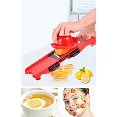 1Set Creative Nicer Slicer Vegetable Cutter Stainless Steel Blade Mandoline Manual Slicer Potato Peeler Carrot Grate OK 0618