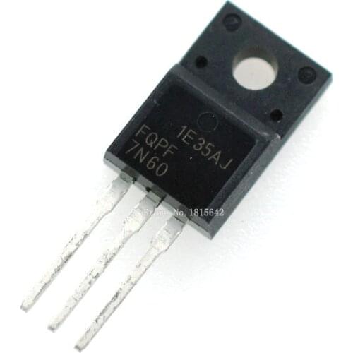 10PCS/Lot FQPF7N60 7N60 fqpf7n60 Triode TO-220F New Original Wholesale