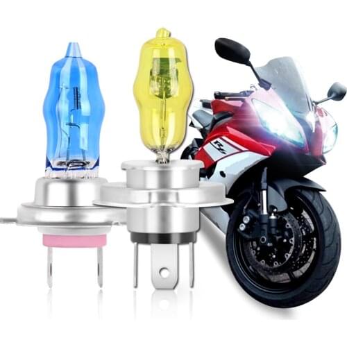 2pcs H4 H7 100W DC 12V Motorcycle Headlight HOD Halogen Front Lamp Bulbs Fog Light Headlamp for Motor Spotlights 3000K 6000K