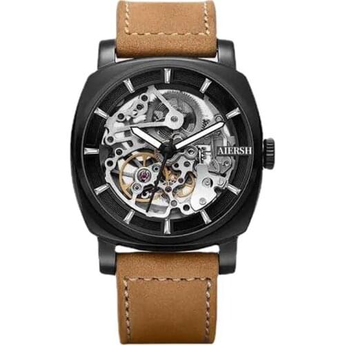 Мужские часы из нержавеющей стали AIERSH China At AliExpress