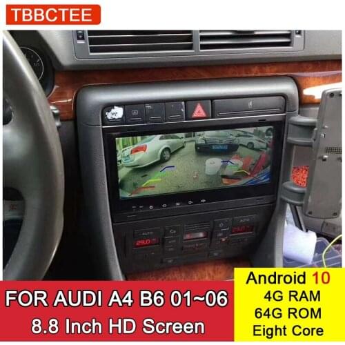 Android 10 Eight Core 4+64G For Audi A4 b6 2001~2006 RMC Car Multimedia Player GPS Navigation Stereo Radio Bluetooth system