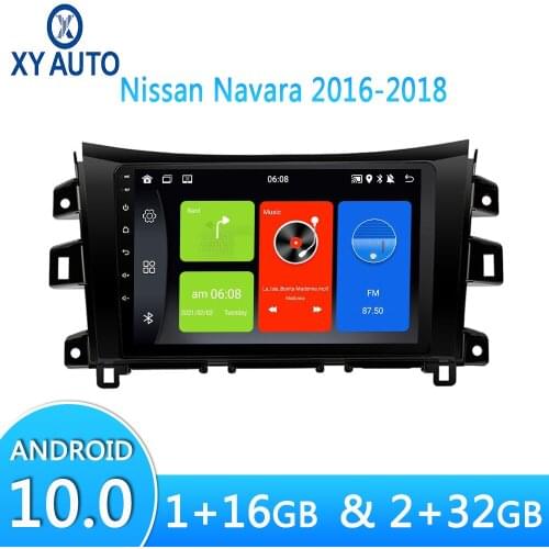 For Nissan Navara 2016-2018 Car Radio 10.1 Inch HD Touch Screen GPS Android 10.0 Multimedia Video Player Universal Auto Stereo