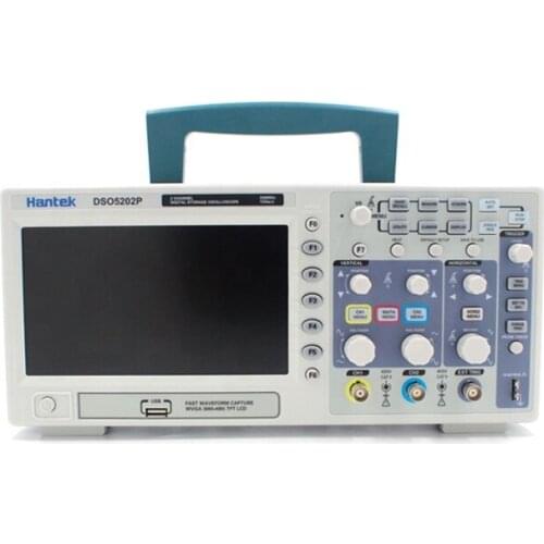 Hantek DSO5202P Digital Oscilloscope 200MHz 2 Channels PC USB LCD Portable Osciloscopio Portatil Electrical Tools