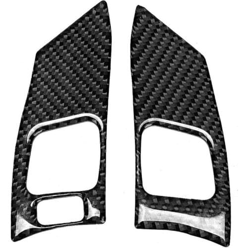 Carbon Fiber Steering Wheel Button Decor Trim for Lexus IS250 IS300 IS350 06-12 Steering Wheel Panel Cover Sticker