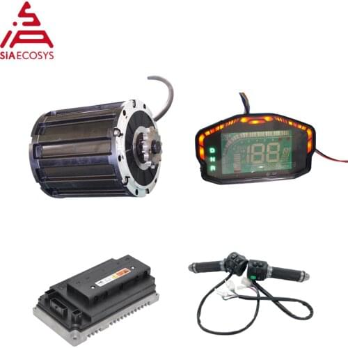 QSMOTOR 2000W Mid drive motor with EM72100SP controller and kits for electric motorbike Dirtbike 70KPH 72V