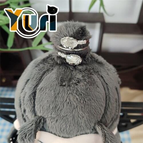 Limit The Untamed wuxian wangji star plush doll toy stuffed Ancient style hair crown accessories cute lovely Cos cosplay Gift