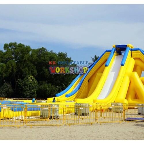 Commercial water park,Fun inflatable water slide