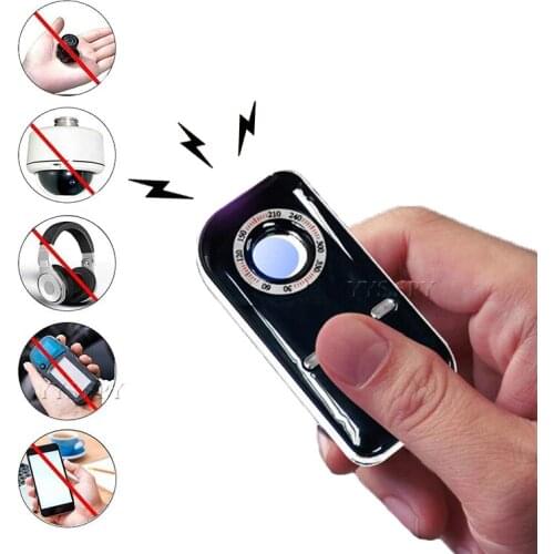 Mini K300 Anti Spy Detector Hidden Camera Lens Bug RF Signal Finder Anti-Theft Alarm Travel Compass Security Currency Detection