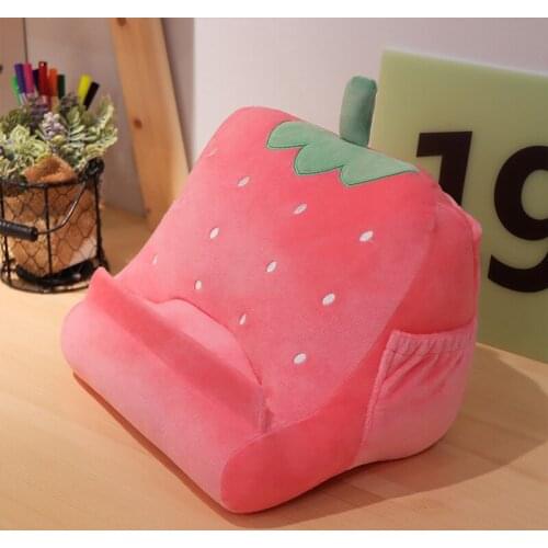 Cartoon Pattern Flat Panel and Mobile Phone Cushion Plush Support Desktop Nap Pillow Soft and Easy to Carry