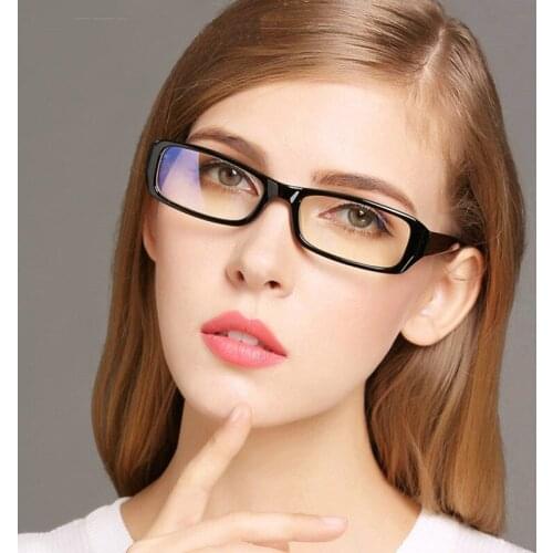 Cheapest Anti-fatigue Eyelasses Fashion Small Square Frame For Womens Glasses Radiation Blue Ray Mens Female Computers Eyewear