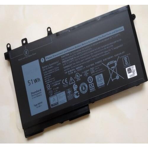 New 93FTF for Dell Latitude 5280 5480 5488 5490 5580 5590 Precision M3520 M3530 083XPC D4CMT 4YFVG Genuine Laptop Battery 51Wh