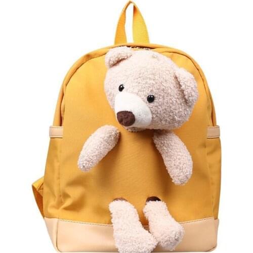 Cute Cartoon Plush Bear Kids Backpacks Stuffed Animal Toddler Toy for Boys Girls 20CA