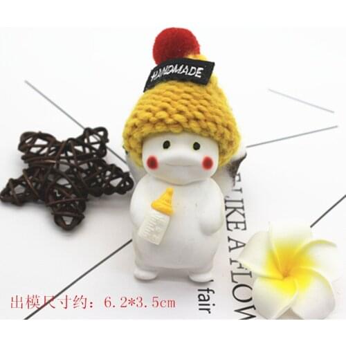 C987 fat baby silicone aromatherapy gypsum mold chocolate mould